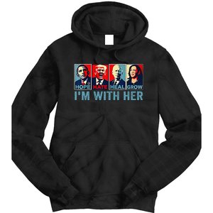 Harris 2024 IM With Her Kamala Harris Vote President Tie Dye Hoodie