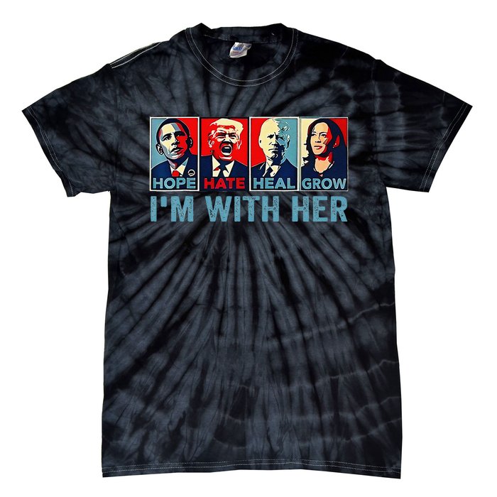 Harris 2024 IM With Her Kamala Harris Vote President Tie-Dye T-Shirt