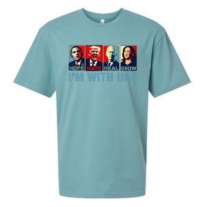 Harris 2024 IM With Her Kamala Harris Vote President Sueded Cloud Jersey T-Shirt