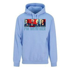 Harris 2024 IM With Her Kamala Harris Vote President Unisex Surf Hoodie