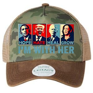 Harris 2024 IM With Her Kamala Harris Vote President Legacy Tie Dye Trucker Hat