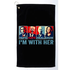 Harris 2024 IM With Her Kamala Harris Vote President Platinum Collection Golf Towel