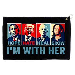 Harris 2024 IM With Her Kamala Harris Vote President Grommeted Golf Towel