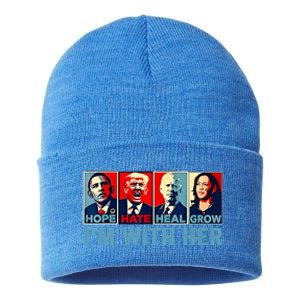 Harris 2024 IM With Her Kamala Harris Vote President Sustainable Knit Beanie