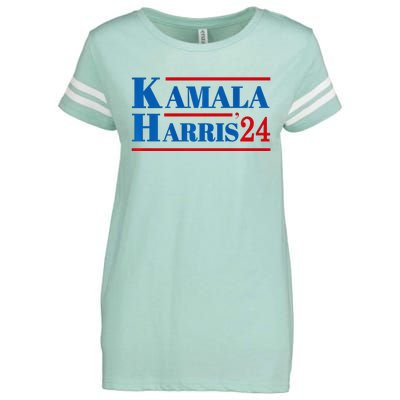 Harris 2024 Kamala Harris 2024 Elections American Flag Enza Ladies Jersey Football T-Shirt