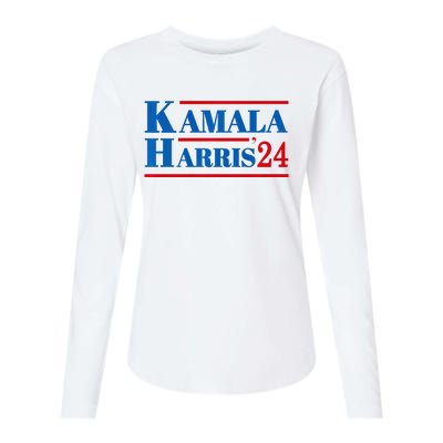 Harris 2024 Kamala Harris 2024 Elections American Flag Womens Cotton Relaxed Long Sleeve T-Shirt