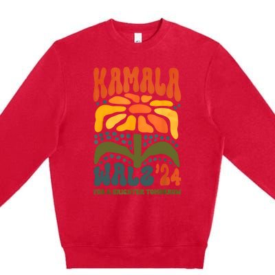 Harriswaltz 2024 Kamalaharris Timwaltz 2024 Premium Crewneck Sweatshirt