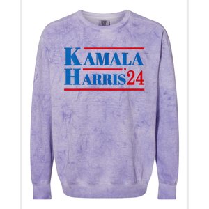 Harris 2024 Kamala Harris 2024 Elections American Flag Colorblast Crewneck Sweatshirt