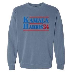 Harris 2024 Kamala Harris 2024 Elections American Flag Garment-Dyed Sweatshirt