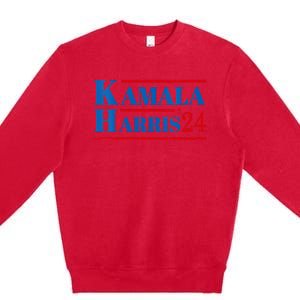 Harris 2024 Kamala Harris 2024 Elections American Flag Premium Crewneck Sweatshirt