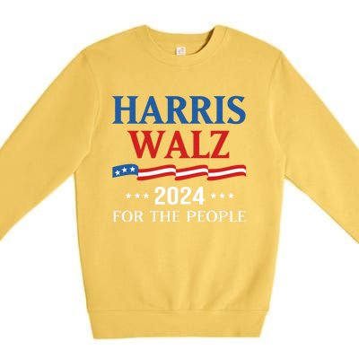 Harriswaltz 2024 Kamalaharris Timwaltz 2024 Premium Crewneck Sweatshirt