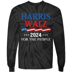 Harriswaltz 2024 Kamalaharris Timwaltz 2024 Tie-Dye Long Sleeve Shirt