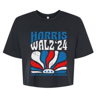 Harriswaltz 2024 Kamalaharris Timwaltz 2024 Bella+Canvas Jersey Crop Tee