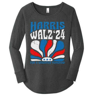 Harriswaltz 2024 Kamalaharris Timwaltz 2024 Women's Perfect Tri Tunic Long Sleeve Shirt