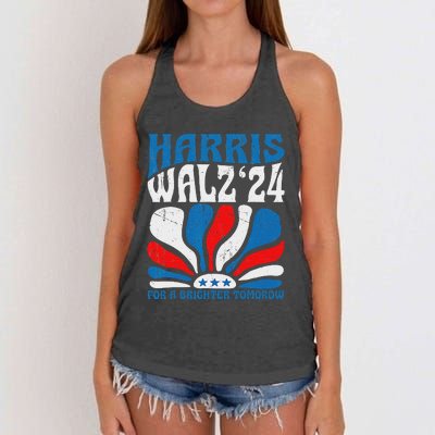 Harriswaltz 2024 Kamalaharris Timwaltz 2024 Women's Knotted Racerback Tank