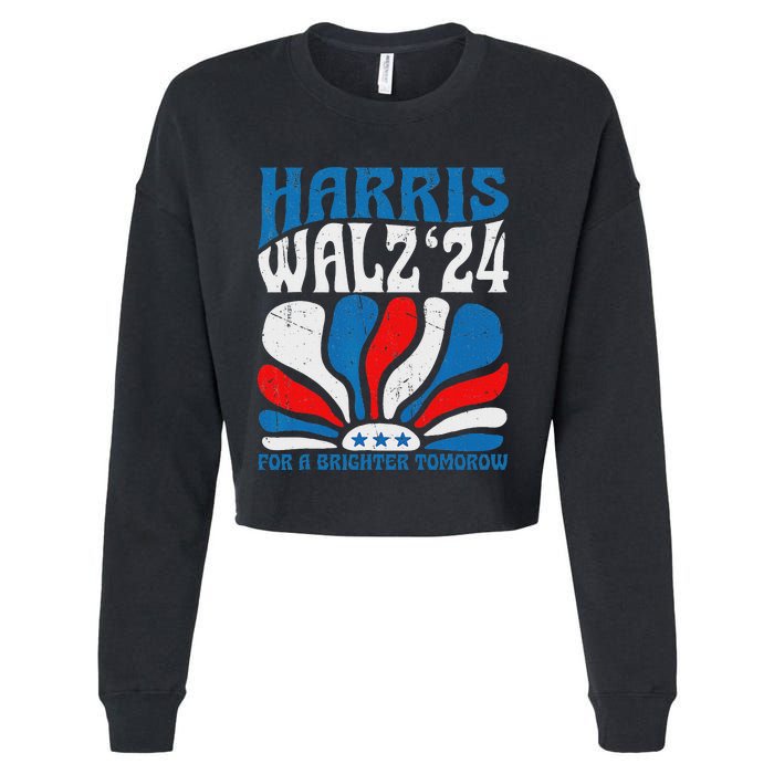 Harriswaltz 2024 Kamalaharris Timwaltz 2024 Cropped Pullover Crew