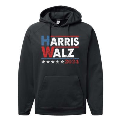 Harriswaltz 2024 Kamalaharris Timwaltz 2024 Performance Fleece Hoodie