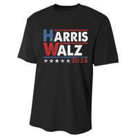 Harriswaltz 2024 Kamalaharris Timwaltz 2024 Performance Sprint T-Shirt