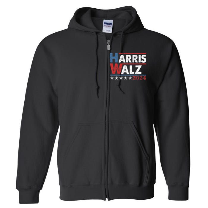 Harriswaltz 2024 Kamalaharris Timwaltz 2024 Full Zip Hoodie