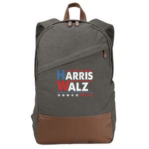 Harriswaltz 2024 Kamalaharris Timwaltz 2024 Cotton Canvas Backpack