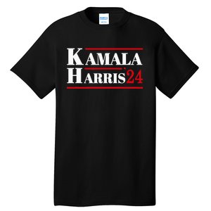 Harris 2024 Kamala Harris 2024 Elections American Flag Tall T-Shirt