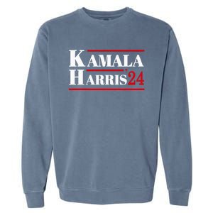 Harris 2024 Kamala Harris 2024 Elections American Flag Garment-Dyed Sweatshirt