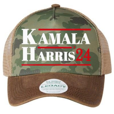 Harris 2024 Kamala Harris 2024 Elections American Flag Legacy Tie Dye Trucker Hat