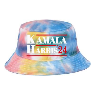 Harris 2024 Kamala Harris 2024 Elections American Flag Tie Dye Newport Bucket Hat