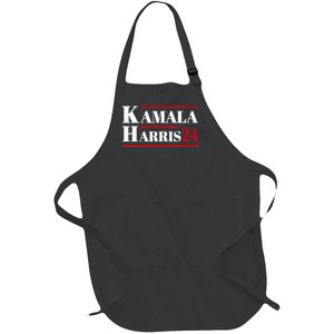 Harris 2024 Kamala Harris 2024 Elections American Flag Full-Length Apron With Pockets