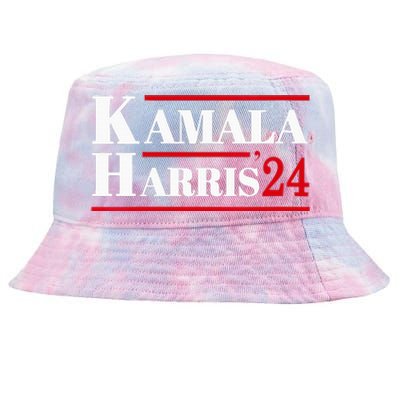 Harris 2024 Kamala Harris 2024 Elections American Flag Tie-Dyed Bucket Hat