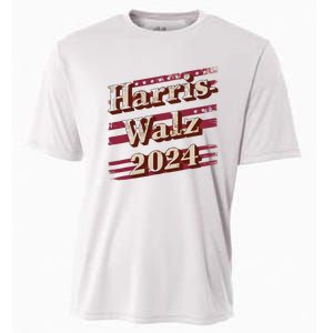 Harriswalz 2024 Kamala Harris And Tim Walz Supporters Cooling Performance Crew T-Shirt