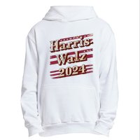 Harriswalz 2024 Kamala Harris And Tim Walz Supporters Urban Pullover Hoodie