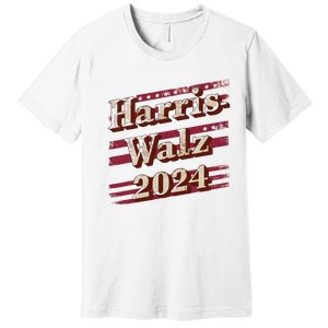 Harriswalz 2024 Kamala Harris And Tim Walz Supporters Premium T-Shirt