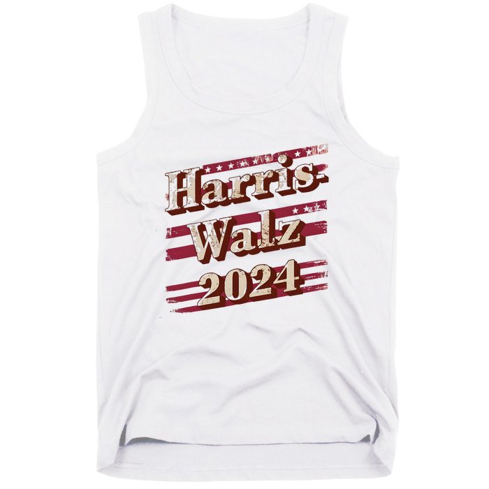 Harriswalz 2024 Kamala Harris And Tim Walz Supporters Tank Top