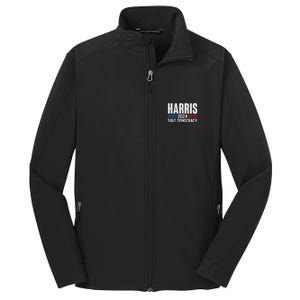 Harris 2024 Kamala Harris 24 For The People I Am Speaking Cute Gift Core Soft Shell Jacket