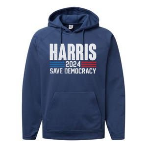 Harris 2024 Kamala Harris 24 For The People I Am Speaking Cute Gift Performance Fleece Hoodie