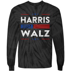 Harriswaltz 2024 Kamalaharris Timwaltz 2024 Tie-Dye Long Sleeve Shirt