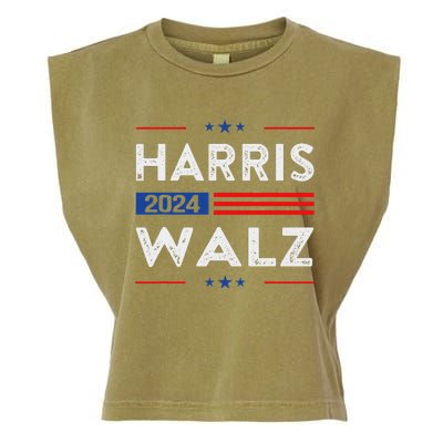 Harriswaltz 2024 Kamalaharris Timwaltz 2024 Garment-Dyed Women's Muscle Tee