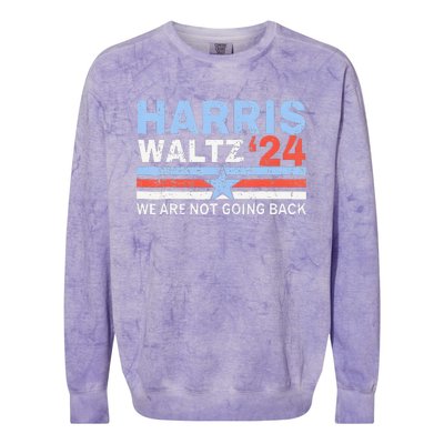 Harriswaltz 2024 Kamalaharris Timwaltz 2024 Gift Colorblast Crewneck Sweatshirt