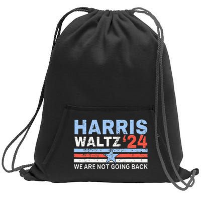 Harriswaltz 2024 Kamalaharris Timwaltz 2024 Gift Sweatshirt Cinch Pack Bag