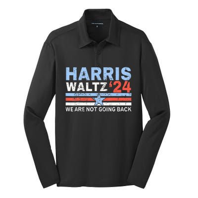 Harriswaltz 2024 Kamalaharris Timwaltz 2024 Gift Silk Touch Performance Long Sleeve Polo