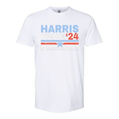 Harriswaltz 2024 Kamalaharris Timwaltz 2024 Gift Softstyle® CVC T-Shirt