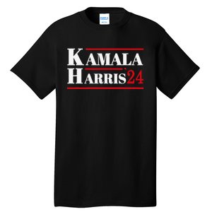 Harris 2024 Kamala Harris 2024 Elections American Flag Tall T-Shirt