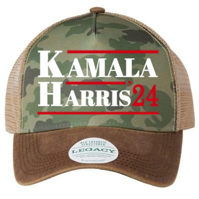 Harris 2024 Kamala Harris 2024 Elections American Flag Legacy Tie Dye Trucker Hat