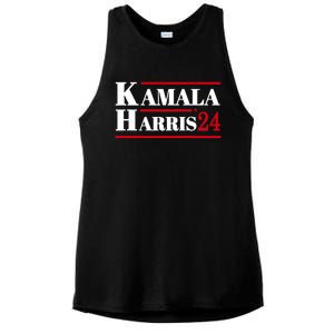 Harris 2024 Kamala Harris 2024 Elections American Flag Ladies PosiCharge Tri-Blend Wicking Tank