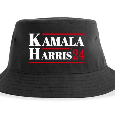 Harris 2024 Kamala Harris 2024 Elections American Flag Sustainable Bucket Hat