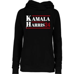 Harris 2024 Kamala Harris 2024 Elections American Flag Womens Funnel Neck Pullover Hood