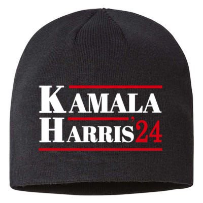 Harris 2024 Kamala Harris 2024 Elections American Flag Sustainable Beanie