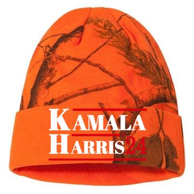 Harris 2024 Kamala Harris 2024 Elections American Flag Kati Licensed 12" Camo Beanie