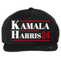 Harris 2024 Kamala Harris 2024 Elections American Flag Wool Snapback Cap